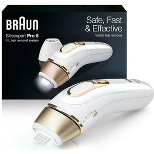 Braun IPL Long-Lasting Hair Removal for Women and Men, Silk Expert Pro 5 PL5137